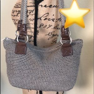 ⭐️Macrame bag in taupe.